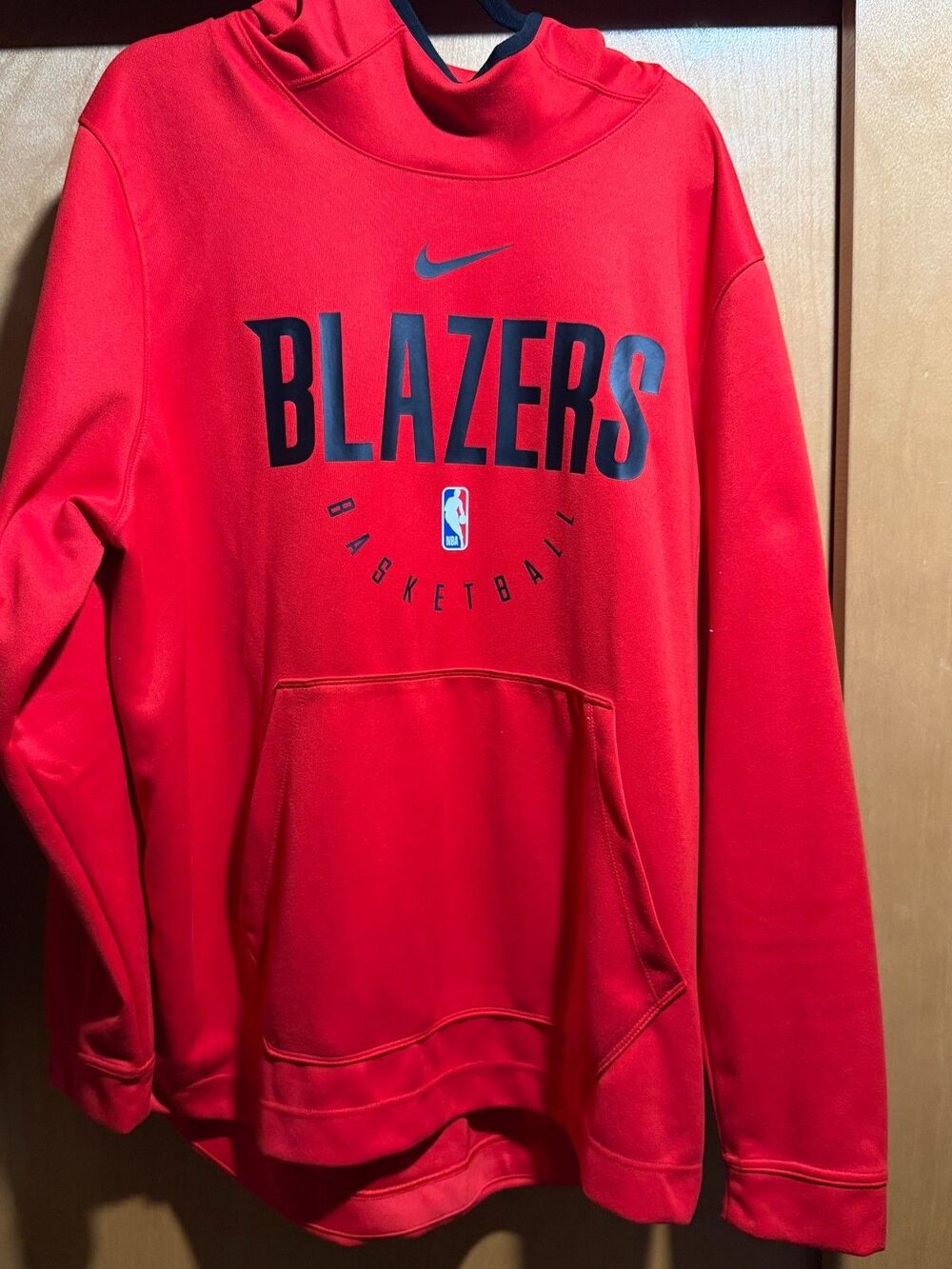 Nike Portland Trail Blazers Team Issued Sweatshirt - 2XL - Excellent - Red
